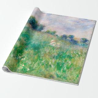 Green Meadow by Renoir Impressionist Painting