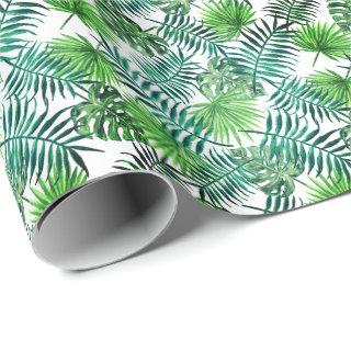 Green Palm Leaves Design