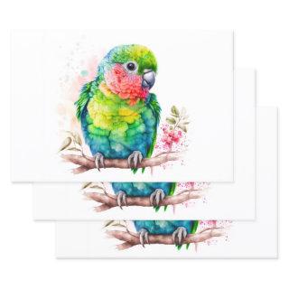 Green Parrot - Cute Baby Bird  Sheets