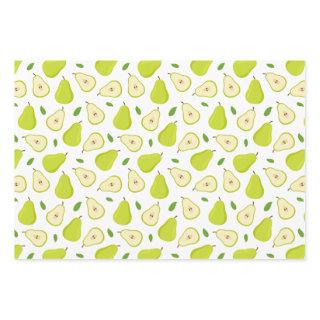 Green Pear Pattern  Sheets
