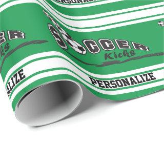 Green Personalize Soccer