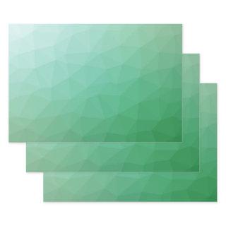 Green Polygonal  Sheets