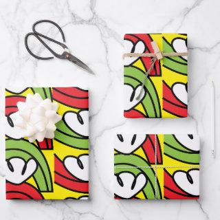Green Red Vegetable Flower Pattern  Sheets