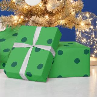Green St Patrick's Day Polka Dots Custom Color