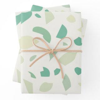 Green terrazzo pattern  sheets