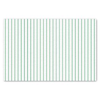Green Thin Line Pin Striped Pattern Tissue Paper