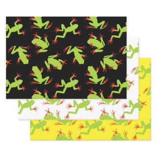 Green Tree Frog Pattern  Sheets
