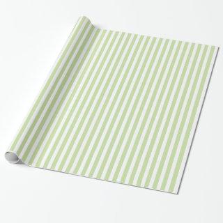 Green & White Striped Pattern