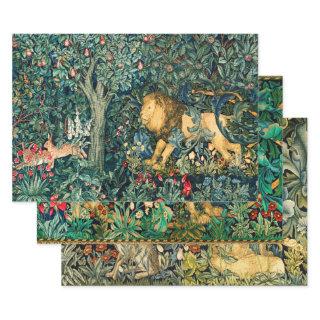 GREENERY,FOREST ANIMALS Lion,Hares and Fox  Sheets