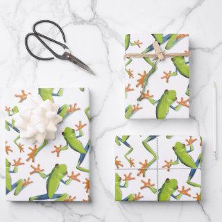 Greenery Tree-Frog Pattern Design  Sheets