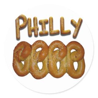 Greetings from Philly Classic Round Sticker