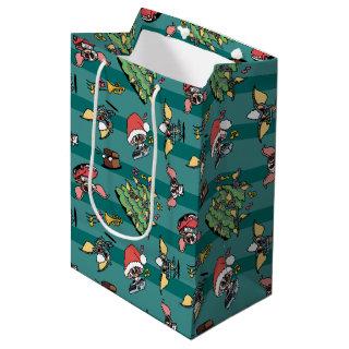 Gremlins | Cute Comic Christmas Pattern Medium Gift Bag
