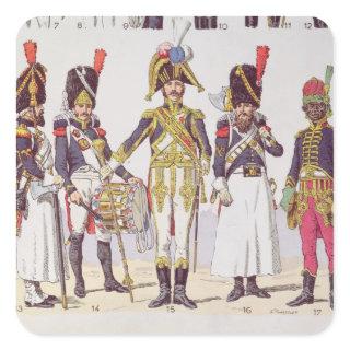 Grenadier Guards of the First Empire Square Sticker