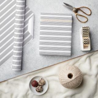 Grey and white five stripes pattern