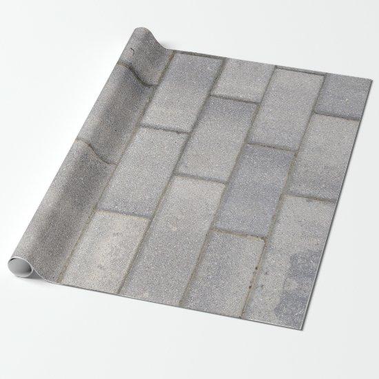 Grey Brick Cement Sidewalk