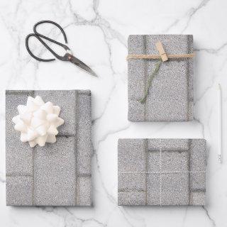 Grey Brick Cement Sidewalk  Sheets