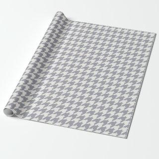 Grey Houndstooth Textile Pattern