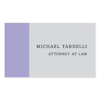 Grey Minimalist Classical Professional Rectangular Sticker