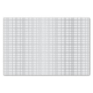 Grey, modern, simple, cool, trendy grid lines tissue paper