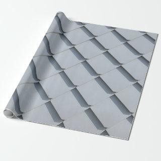 Grey roof shingles