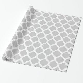 Grey & White Moroccan Pattern
