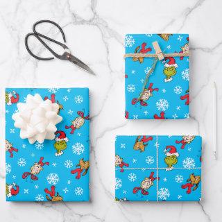 Grinch, Max & Cindy-Lou Who Snowlfake Pattern  Sheets