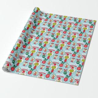 Grinch Merry Grinchmas Blue Pattern