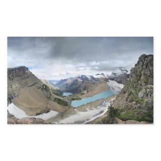 Grinnell Glacier Overlook - Glacier National Park Rectangular Sticker