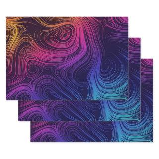 Groovy Abstract Swirls and Circles Cool  Sheets