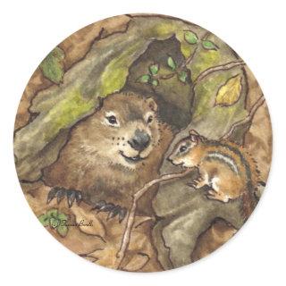 Groundhog Stickers