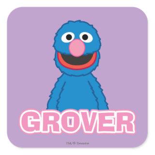 Grover Classic Style Square Sticker