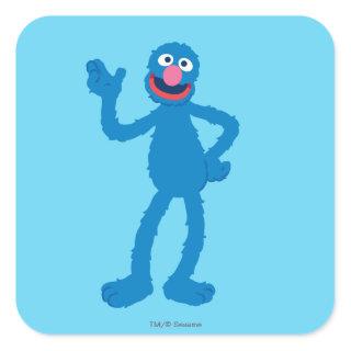 Grover Standing Square Sticker