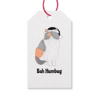 Grumpy Katie bah humbug Christmas gift tag