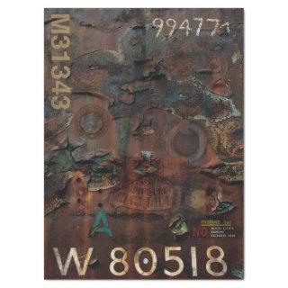 Grunge and rust background decoupage tissue paper