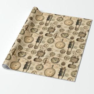 Grunge Rustic Steampunk Clock (14)