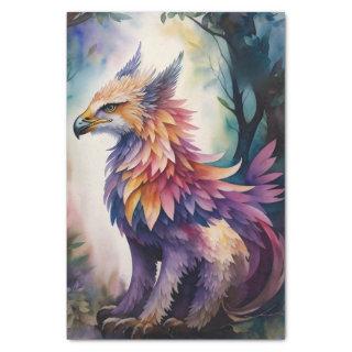 Gryphon Forest Watercolor Art Tissue Paper