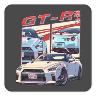 GT-R STREET LEGEND SQUARE STICKER