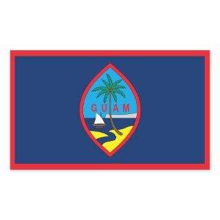 Guam Flag Rectangular Sticker