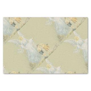 Guardian Angel watching over the children Tissue Paper