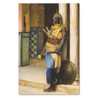 Guarding the Palace by Ludwig Deutsch Tissue Paper