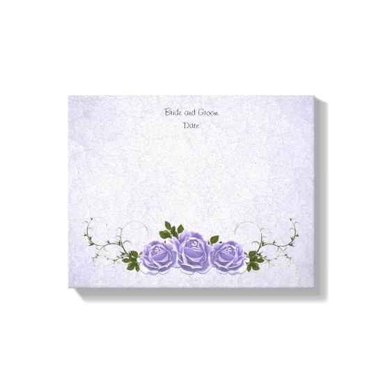 Guest Book Alternative Lavender Roses