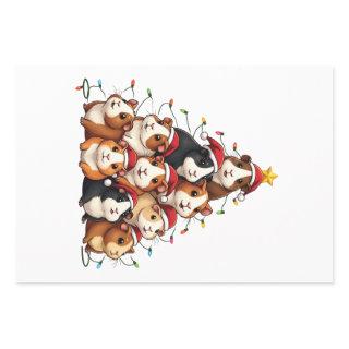 Guinea Pig Christmas Tree Merry Christmas Xmas  Sheets