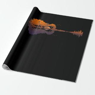 Guitar Lake Shadow Love Guitar Gift Music Lovers