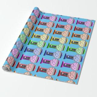 Gumball Machines Candy Rainbow Pattern