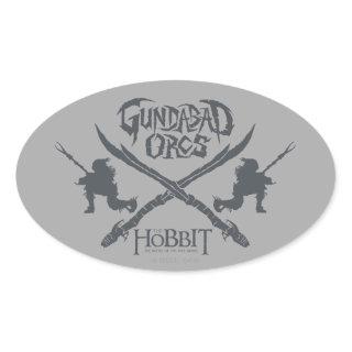 Gundabad Orcs Movie Icon Oval Sticker
