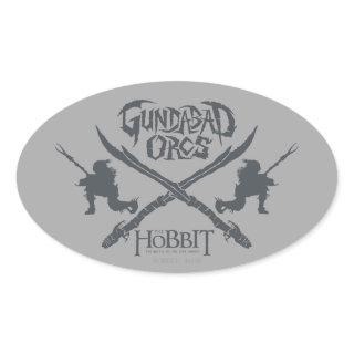 Gundabad Orcs Movie Icon Oval Sticker