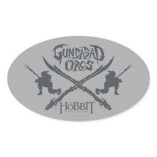 Gundabad Orcs Movie Icon Oval Sticker