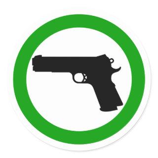 Guns Allowed Zone sticker