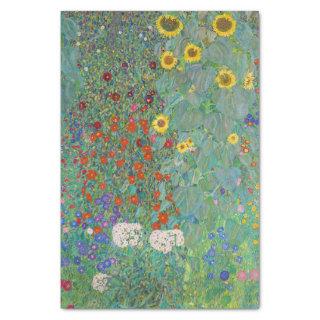 Gustav Klimt - Country Garden with Sunflowers Tissue Paper