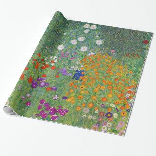 Gustav Klimt Flower Garden Vintage Art Nouveau
